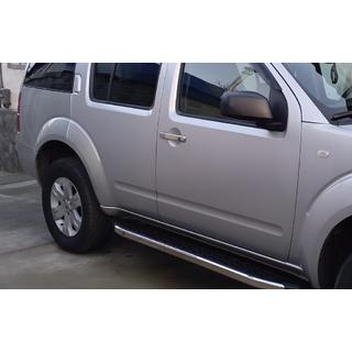 Kromirani pokrovi vratnih kljuk (2 kosa, nerjavno jeklo) Nissan Pathfinder R51 2005–2014 fotografija 4