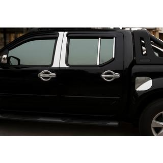 Kromirane obloge stebričkov (6 kos, inox) Nissan Navara 2006–2015 fotografija 1