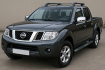Nissan Navara 2006–2015 Kromirani pokrovi ogledal (2 kosa, nerjavno jeklo) fotografija 3