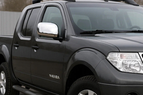 Nissan Navara 2006–2015 Kromirani pokrovi ogledal (2 kosa, nerjavno jeklo) fotografija 1