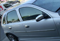 Opel Corsa C 2000–2006 Okrasna letev vrat (4 kosi, nerjaveče jeklo) fotografija 1