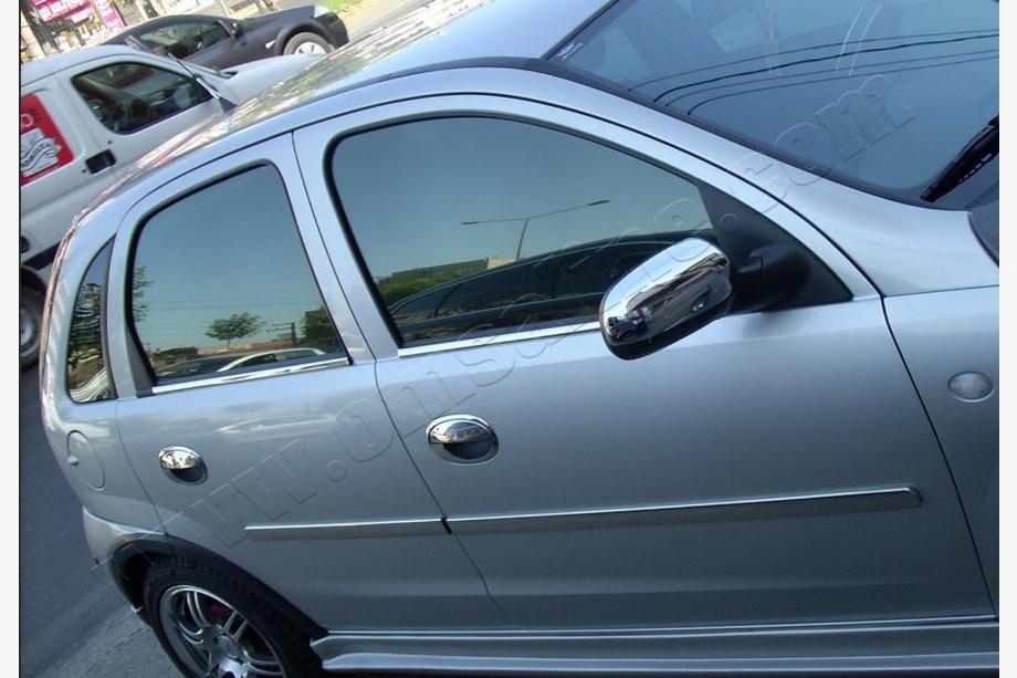 Opel Corsa C 2000–2006 Okrasna letev vrat (4 kosi, nerjaveče jeklo) Image