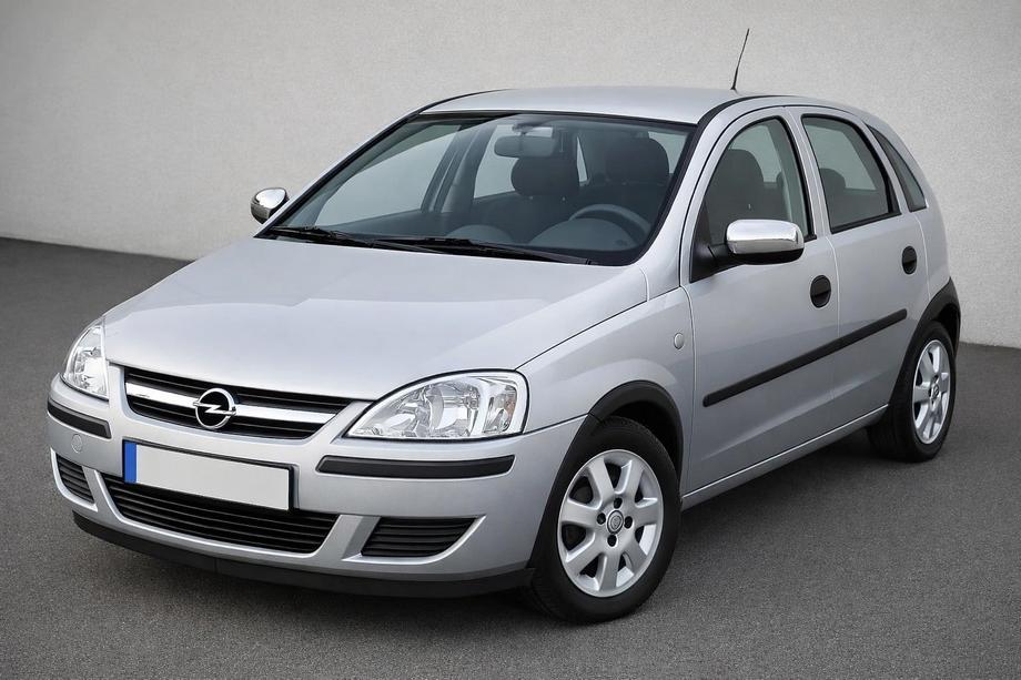 Opel Corsa C 2000–2006 Kromirani pokrovi ogledal (2 kosa, nerjavno jeklo) Fotografija 1