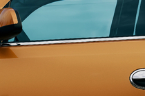 Opel Corsa C 2000–2006 Zunanje okrasne letve stekel (4 kosi, nerjavno jeklo) fotografija 2