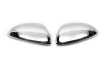 Opel Corsa D 2007–2014 Kromirani pokrovi ogledal (2 kosa, nerjavno jeklo) fotografija 3
