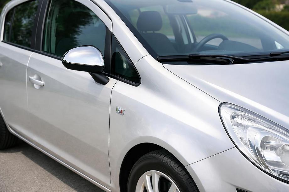 Opel Corsa D 2007–2014 Kromirani pokrovi ogledal (2 kosa, nerjavno jeklo) Image