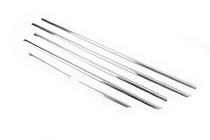 Opel Corsa D 2007–2014 Zunanja okenska obroba (4 kosi, inox) Carmos - turško nerjaveče jeklo fotografija 3