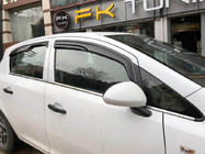 Opel Corsa D 2007–2014 Zunanja okenska obroba (4 kosi, inox) Carmos - turško nerjaveče jeklo fotografija 1