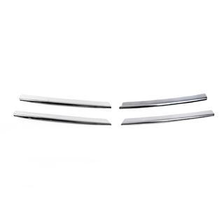 Okrasne letvice za masko (4 kosi, nerjaveče jeklo) Opel Astra H 2004–2013 fotografija 2