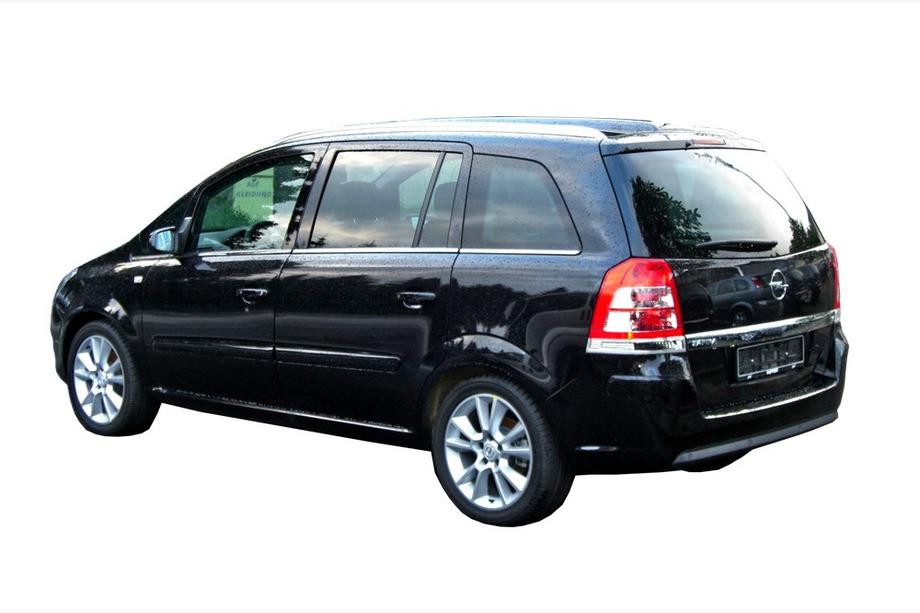 Opel Zafira B 2005–2011 Zunanje obrobe stekel (8-delni komplet, nerjaveče jeklo) OmsaLine - italijansko nerjavno jeklo Image