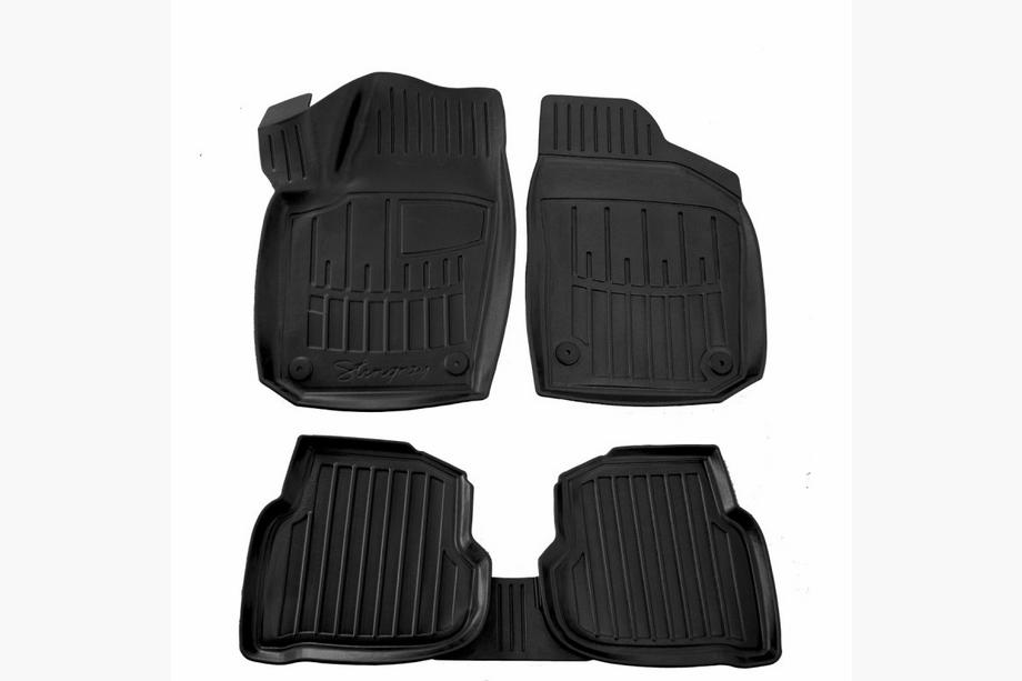 Volkswagen Polo 2010–2017 Avto tepihi Stingray 3D (SD) (komplet 5 kosov, poliuretan) Image
