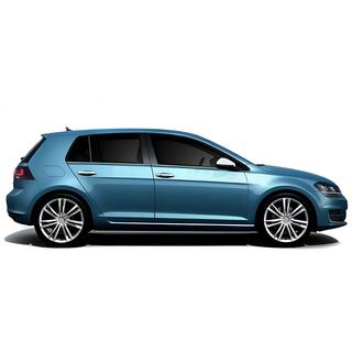 Spodnje okenske letve Black Chrome (4 kosi, nerjavno jeklo) Volkswagen Golf 7/E-Golf 2012–2020 fotografija 3