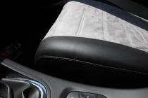 Renault Megane III 2009–2016 Avtosedežne prevleke eko usnje + tkanina + Antara Antara A0010 (celoten komplet) fotografija 12