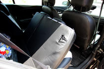 Renault Megane III 2009–2016 Avtosedežne prevleke eko usnje + tkanina + Antara Antara A0010 (celoten komplet) fotografija 13