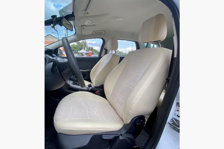 Ford Focus III 2011–2017 Prevleke za avtosedeže eko usnje+blago+antara Antara A099 (celoten komplet) Fotografija 3