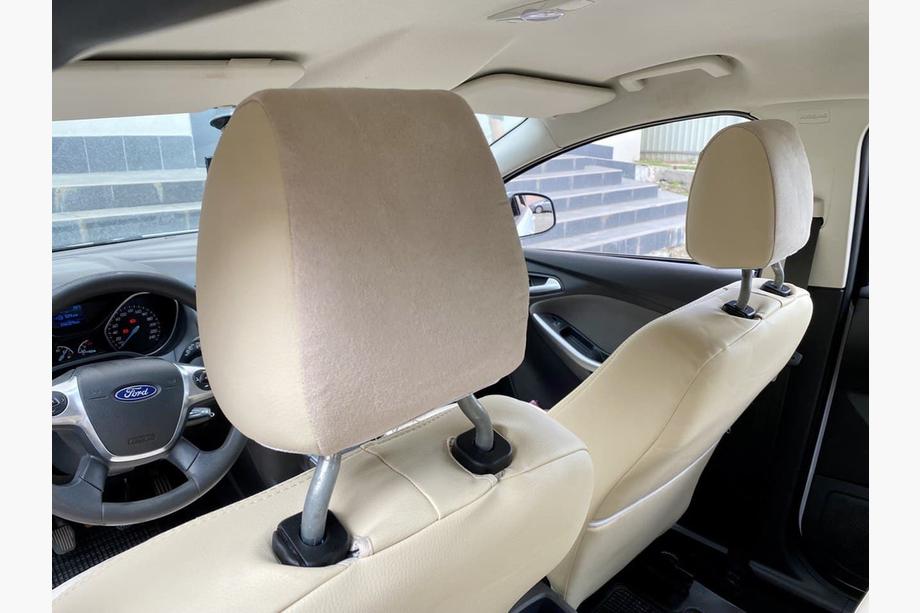 Ford Focus III 2011–2017 Prevleke za avtosedeže eko usnje+blago+antara Antara A099 (celoten komplet) Fotografija 6