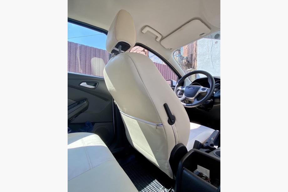 Ford Focus III 2011–2017 Prevleke za avtosedeže eko usnje+blago+antara Antara A099 (celoten komplet) Fotografija 16