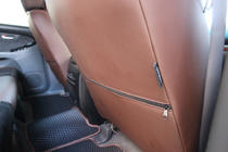 Toyota Land Cruiser Prado 120 2002–2009 Avtoprevleke za sedeže eko usnje + tkanina + Alcantara Antara A088 (celoten salon) fotografija 9