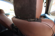 Toyota Land Cruiser Prado 120 2002–2009 Avtoprevleke za sedeže eko usnje + tkanina + Alcantara Antara A088 (celoten salon) fotografija 18
