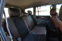 Toyota Land Cruiser Prado 120 2002–2009 Avtoprevleke za sedeže eko usnje + tkanina + Alcantara Antara A088 (celoten salon) fotografija 8