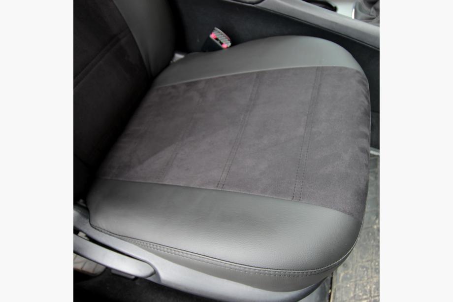 Toyota Avensis 2009–2018 Avtomobilske sedežne prevleke eko usnje+tkanina+Alcantara Antara A001 (celoten komplet za notranjost) Fotografija 3