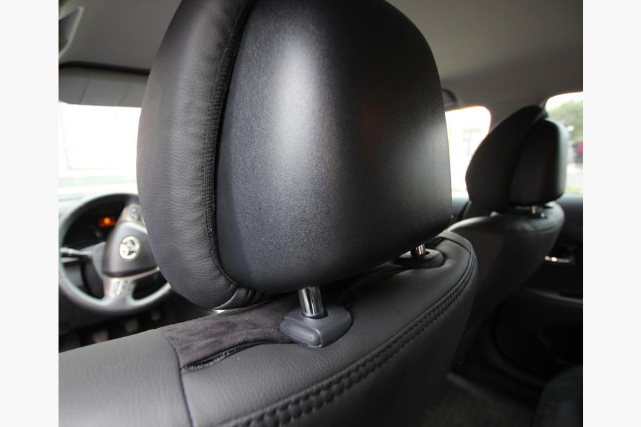 Toyota Avensis 2009–2018 Avtomobilske sedežne prevleke eko usnje+tkanina+Alcantara Antara A001 (celoten komplet za notranjost) Fotografija 7