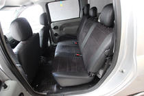 Dacia Logan I 2005–2008 Avtomobilske sedežne prevleke eko usnje+tkanina+Alcantara Antara A001 (celoten komplet za notranjost) fotografija 7