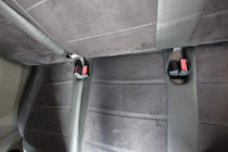 Dacia Logan I 2005–2008 Avtomobilske sedežne prevleke eko usnje+tkanina+Alcantara Antara A001 (celoten komplet za notranjost) fotografija 9