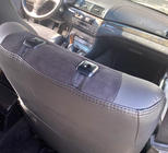 BMW serija 3 E46 1998–2006 Avtomobilske sedežne prevleke eko usnje+tkanina+Alcantara Antara A001 (celoten komplet za notranjost) fotografija 13