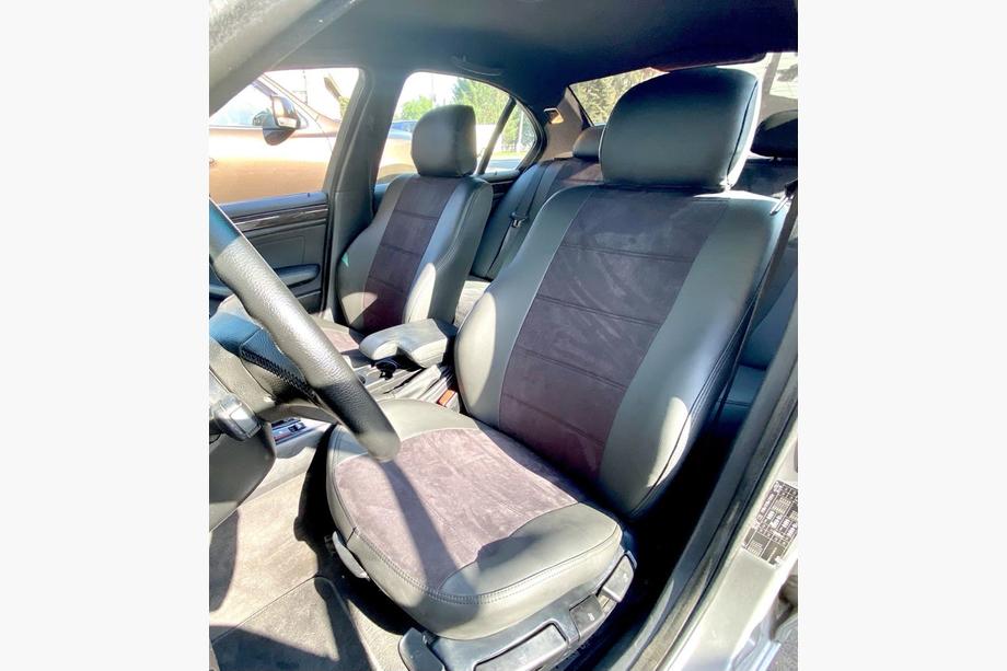 BMW serija 3 E46 1998–2006 Avtomobilske sedežne prevleke eko usnje+tkanina+Alcantara Antara A001 (celoten komplet za notranjost) Image