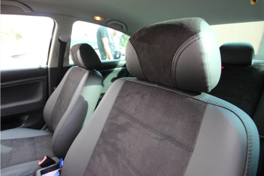 Volkswagen Passat B5 1997–2005 Avtomobilske sedežne prevleke eko usnje+tkanina+Alcantara Antara A001 (celoten komplet za notranjost) Fotografija 6