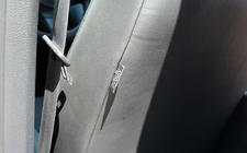 Volkswagen Golf 6 2008–2014 Avtomobilske sedežne prevleke eko usnje+tkanina+Alcantara Antara A001 (celoten komplet za notranjost) fotografija 10
