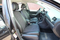 Volkswagen Golf 6 2008–2014 Avtomobilske sedežne prevleke eko usnje+tkanina+Alcantara Antara A001 (celoten komplet za notranjost) fotografija 1