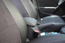 Volkswagen Golf 6 2008–2014 Avtomobilske sedežne prevleke eko usnje+tkanina+Alcantara Antara A001 (celoten komplet za notranjost) fotografija 5