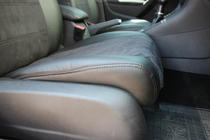 Volkswagen Golf 6 2008–2014 Avtomobilske sedežne prevleke eko usnje+tkanina+Alcantara Antara A001 (celoten komplet za notranjost) fotografija 9