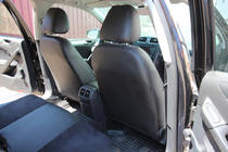 Volkswagen Golf 6 2008–2014 Avtomobilske sedežne prevleke eko usnje+tkanina+Alcantara Antara A001 (celoten komplet za notranjost) fotografija 8