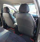 Hyundai Accent 2011–2017 Avtomobilske sedežne prevleke eko usnje+tkanina+Alcantara Antara A001 (celoten komplet za notranjost) fotografija 7