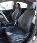 Hyundai Accent 2011–2017 Avtomobilske sedežne prevleke eko usnje+tkanina+Alcantara Antara A001 (celoten komplet za notranjost) fotografija 8