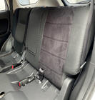 Mitsubishi Outlander 2012–2021 Avtomobilske sedežne prevleke eko usnje+tkanina+Alcantara Antara A001 (celoten komplet za notranjost) fotografija 1