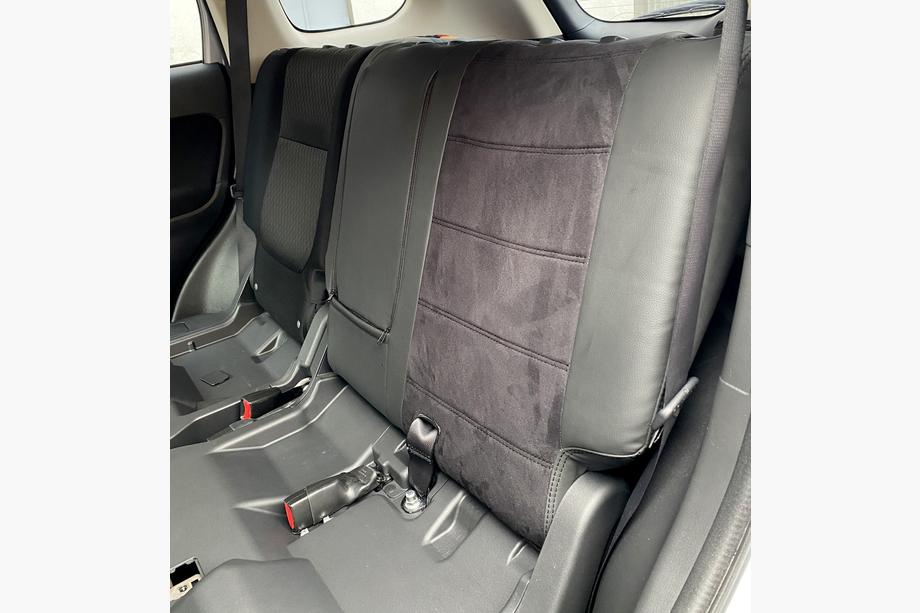 Mitsubishi Outlander 2012–2021 Avtomobilske sedežne prevleke eko usnje+tkanina+Alcantara Antara A001 (celoten komplet za notranjost) Image