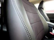 Nissan Qashqai 2014–2021 Avtomobilske sedežne prevleke eko usnje+tkanina+Alcantara Antara A001 (celoten komplet za notranjost) fotografija 20