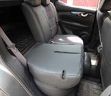 Nissan Qashqai 2014–2021 Avtomobilske sedežne prevleke eko usnje+tkanina+Alcantara Antara A001 (celoten komplet za notranjost) fotografija 4