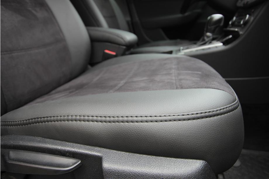 Volkswagen Passat B7 2012–2015 Avtomobilske sedežne prevleke eko usnje+tkanina+Alcantara Antara A001 (celoten komplet za notranjost) Fotografija 15
