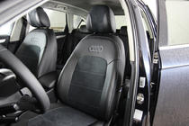 Audi A4 B8 2007–2015 Avtomobilske sedežne prevleke eko usnje+tkanina+Alcantara Antara A001 (celoten komplet za notranjost) fotografija 6