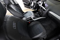 Audi A4 B8 2007–2015 Avtomobilske sedežne prevleke eko usnje+tkanina+Alcantara Antara A001 (celoten komplet za notranjost) fotografija 8