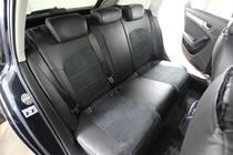Audi A4 B8 2007–2015 Avtomobilske sedežne prevleke eko usnje+tkanina+Alcantara Antara A001 (celoten komplet za notranjost) fotografija 1