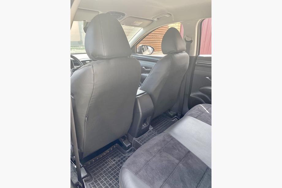 Hyundai Tucson NX4 2021– Avtomobilske sedežne prevleke eko usnje+tkanina+Alcantara Antara A001 (celoten komplet za notranjost) Fotografija 12