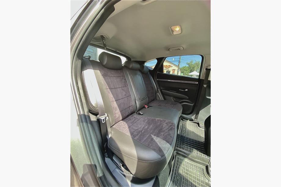 Hyundai Tucson NX4 2021– Avtomobilske sedežne prevleke eko usnje+tkanina+Alcantara Antara A001 (celoten komplet za notranjost) Fotografija 8