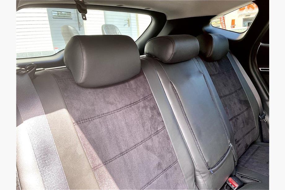 Hyundai Tucson NX4 2021– Avtomobilske sedežne prevleke eko usnje+tkanina+Alcantara Antara A001 (celoten komplet za notranjost) Fotografija 9