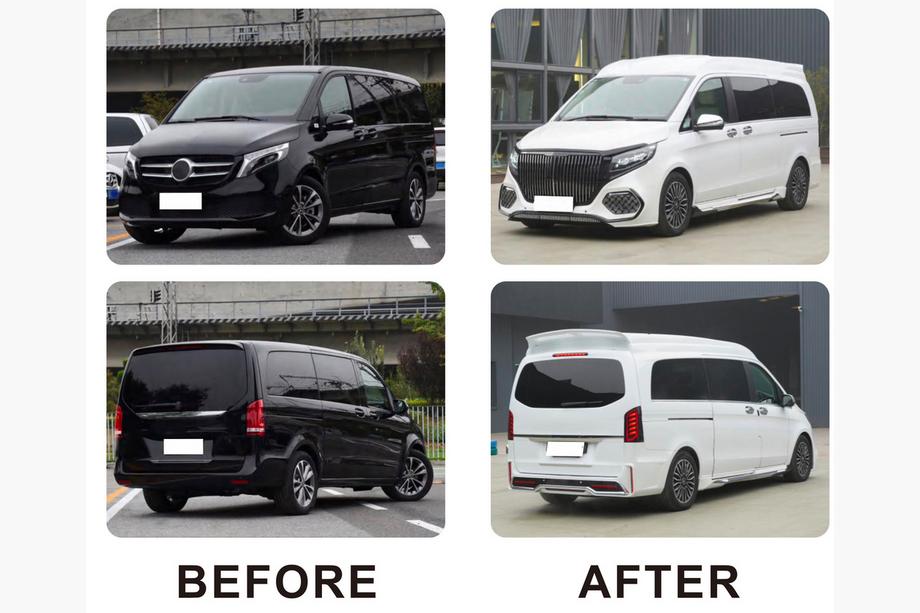 Mercedes Vito/V-razred W447 2014– Komplet karoserijskega body kita (Maybach Type-2024, s pokrovom motorja) Image